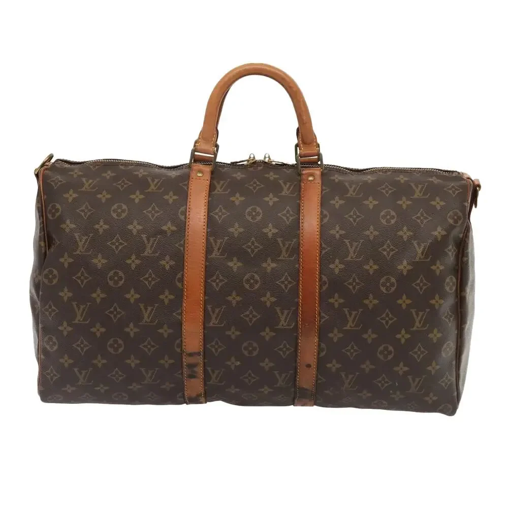 LOUIS VUITTON Monogram Keepall Bandouliere 50 Boston Bag M41416